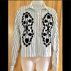 Like New Unique Luxury Vintage Designer Blouse